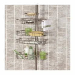 Sortie 💯 Interdesign Serviteur de douche 5 paniers ajustables 😀 -Métal Soldes 0081492429609 3