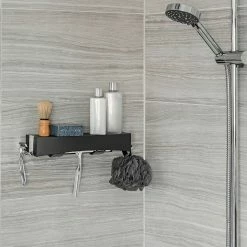 Meilleur prix 🎉 Compactor Etagère de douche réversible ✔️ -Métal Soldes 3370910104745 6