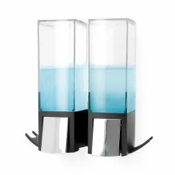 Budget 🎉 Compactor Double distributeur de savon mural 🔔 -Métal Soldes 3370910104783 4