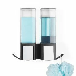 Budget 🎉 Compactor Double distributeur de savon mural 🔔 -Métal Soldes 3370910104783 5