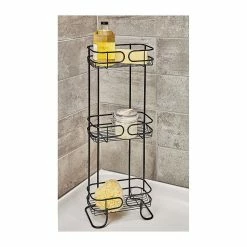 Promo 👏 Interdesign Étagère trois niveaux pour salle de bain 🔔 -Métal Soldes 3456851139449 2