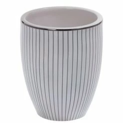 Bon marché 🔥 Spirella Gobelet Céramique LIGNE Blanc 🛒