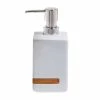 Tout neuf ✔️ Spirella Distributeur de savon Céramique & Bambou OSLO Blanc ⭐