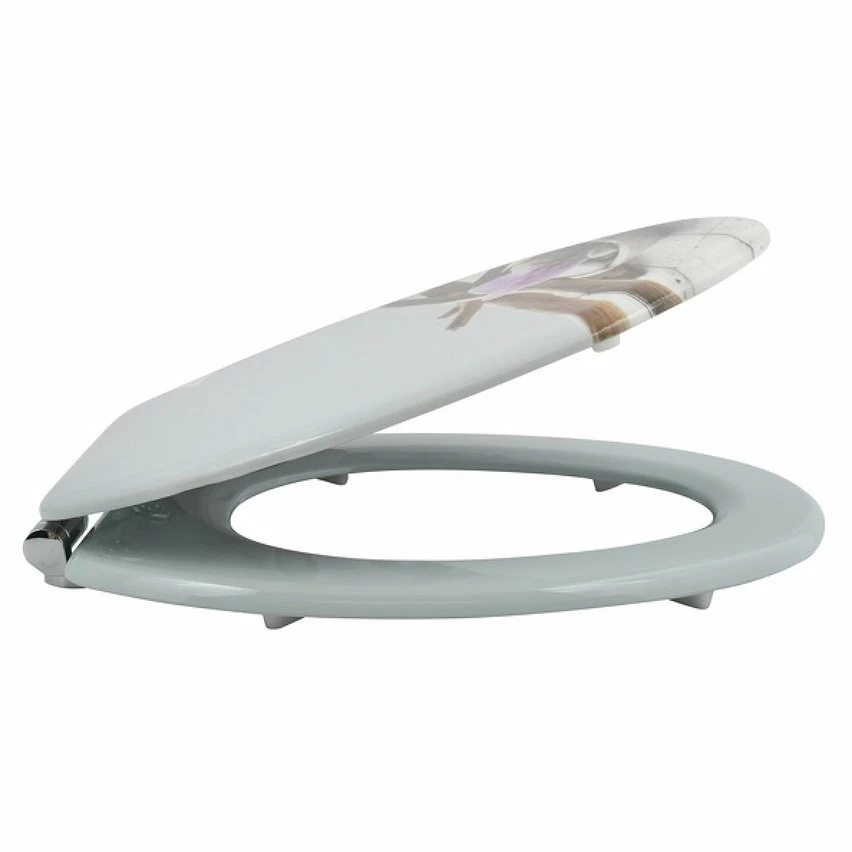 Acheter 👏 Spirella Abattant WC MDF Motif BALI - Charnières Zinc 😀 2 Acheter 👏 Spirella Abattant WC MDF Motif BALI - Charnières Zinc 😀 – Image 2