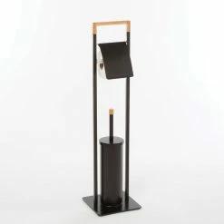 De gros 💯 Spirella Combiné Wc CHIC Bambou & Acier Noir Mat 🛒