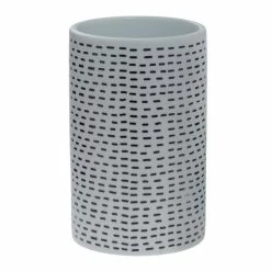 Bon marché 🎁 Spirella Gobelet Porcelaine INES Noir & Blanc 🛒