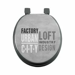 De gros 🔔 Douceur d'Intérieur Abattant WC MDF Urban loft 🥰