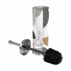 Nouveau 👏 Douceur d'Intérieur Brosse WC métal Géomarbre rose 🌟