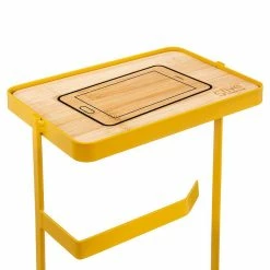 Meilleure affaire 🥰 Five Simply smart Dérouleur WC avec réserve et support téléphone Modern moutarde 😉 -Métal Soldes 3482731435387 2