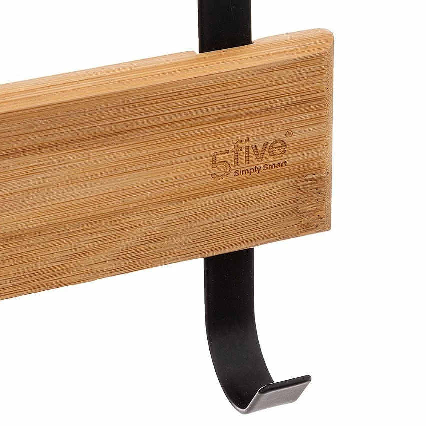 Vente flash ❤️ Five Simply smart Porte serviette pour porte Natureo noir 🥰 2 Vente flash ❤️ Five Simply smart Porte serviette pour porte Natureo noir 🥰 – Image 2