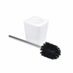 Sortie 🔔 Paris prix Brosse WC Soft Touch "Vitamine" 39cm Noir 🤩 -Métal Soldes 3526780953321 1