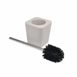 Sortie 🔔 Paris prix Brosse WC Soft Touch "Vitamine" 39cm Noir 🤩 -Métal Soldes 3526780955684 1