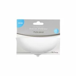 Bon marché ❤️ Paris prix Porte Savon à Ventouse "Vitamine II" 13cm Gris Clair ✔️ -Métal Soldes 3526781119412 2