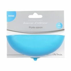 Bon marché ❤️ Paris prix Porte Savon à Ventouse "Vitamine II" 13cm Gris Clair ✔️ -Métal Soldes 3526781119658 2