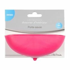 Bon marché ❤️ Paris prix Porte Savon à Ventouse "Vitamine II" 13cm Gris Clair ✔️ -Métal Soldes 3526781119665 2