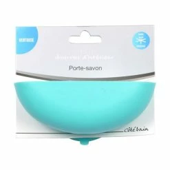 Bon marché ❤️ Paris prix Porte Savon à Ventouse "Vitamine II" 13cm Gris Clair ✔️ -Métal Soldes 3526781153799 2