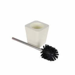 Sortie 🔔 Paris prix Brosse WC Soft Touch "Vitamine" 39cm Noir 🤩 -Métal Soldes 3526781173322 1