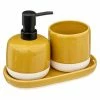 Tout neuf 😉 Five Simply smart Lot de 3 Accessoires Salle de Bain "Solar" 21cm Ocre 🌟
