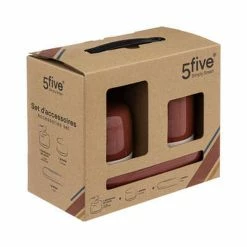 Budget 👍 Five Simply smart Lot de 3 Accessoires Salle de Bain "Solar" 21cm Terracotta 😀 9 Budget 👍 Five Simply smart Lot de 3 Accessoires Salle de Bain "Solar" 21cm Terracotta 😀 -Métal Soldes 3560231550844 5