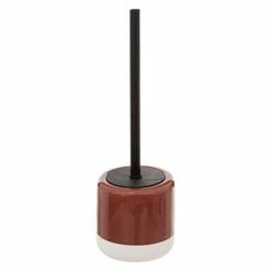 Budget ❤️ Five Simply smart Brosse WC en Dolomite "Solar" 37cm Terracotta ✔️