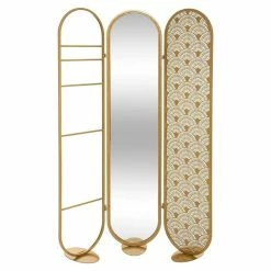 Nouveau 🔔 Miroir sur pied H175 Leone Atmosphera - Or 🤩