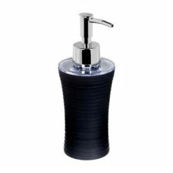Promo 🔔 Five Simply smart Lot de 3 Accessoires de Salle de Bain "Stripe" 18cm Noir 👍 -Métal Soldes 3560237549842 3