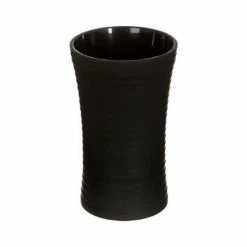 Promo 🔔 Five Simply smart Lot de 3 Accessoires de Salle de Bain "Stripe" 18cm Noir 👍 -Métal Soldes 3560237549842 4