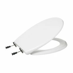 Acheter 🎉 Five Simply smart Abattant WC Blanc en Thermodur et Inox ✨ -Métal Soldes 3560237549965 3