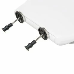 Acheter 🎉 Five Simply smart Abattant WC Blanc en Thermodur et Inox ✨ -Métal Soldes 3560237549965 5