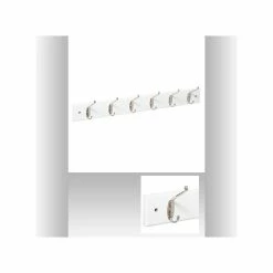 Acheter 😀 Alo Patere en bois - 6 Tetes - Blanc 🎉