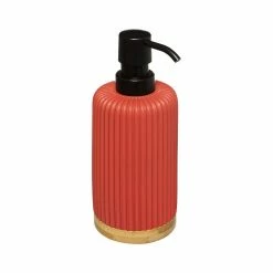 Grosses soldes 🔥 Five Simply smart Distributeur de Savon ou Lotion en résine Noir charbon 🥰 -Métal Soldes 3560237580128 1