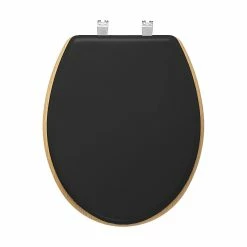 Meilleur prix 🧨 Five Simply smart Abattant WC en Bois Bleu pétrole et Naturel ✨ -Métal Soldes 3560237584133 2