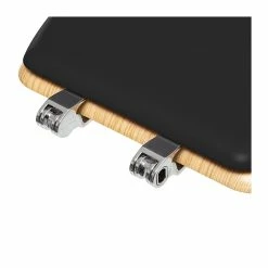 Meilleur prix 🧨 Five Simply smart Abattant WC en Bois Bleu pétrole et Naturel ✨ -Métal Soldes 3560237584133 3