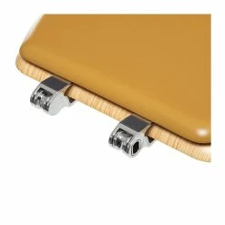 Meilleur prix 🧨 Five Simply smart Abattant WC en Bois Bleu pétrole et Naturel ✨ -Métal Soldes 3560237584140 3