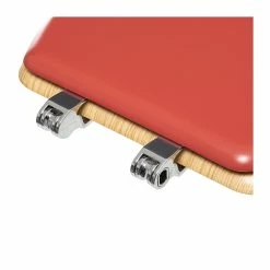 Meilleur prix 🧨 Five Simply smart Abattant WC en Bois Bleu pétrole et Naturel ✨ -Métal Soldes 3560237584164 3