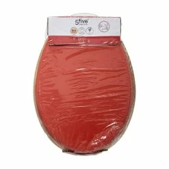 Meilleur prix 🧨 Five Simply smart Abattant WC en Bois Bleu pétrole et Naturel ✨ -Métal Soldes 3560237584164 4