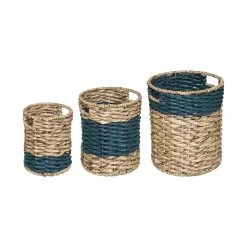 Les meilleures critiques de 💯 Atmosphera Set de 3 Paniers de rangement en jacinthe d'eau tressée 🌟