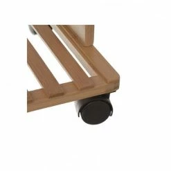 Meilleure vente ❤️ Five Simply smart Desserte à 4 Plat avec Roulette Lea - Five 🌟 -Métal Soldes 3560238340851 2