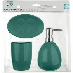 Remise 🥰 Five Simply smart Set de 3 Accessoires Salle de Bain "Sun" Blanc 👏 -Métal Soldes 3560238372760 2