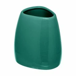 Top 10 ✔️ Five Simply smart Gobelet et porte brosse à dents en céramique Vert émeraude 🔔 -Métal Soldes 3560238372807 2