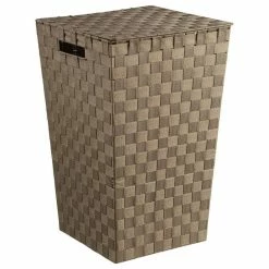 Sortie 🔔 Five Simply smart Panier à Linge "Machine" 53cm Noir 😍 -Métal Soldes 3560238545669 1