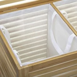 Nouveau 🥰 Five Simply smart Panier à Linge Double Sicela Bam 😀 -Métal Soldes 3560238649183 5