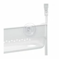 Meilleure vente ❤️ Five Simply smart Support de douche souple 2 paniers système multi accroches Taupe Simply Smart ✨ -Métal Soldes 3560238655306 4