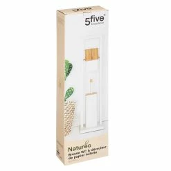 Tout neuf ⭐ Five Simply smart Brosse WC + Dérouleur Natureo - Five 🌟 7 Tout neuf ⭐ Five Simply smart Brosse WC + Dérouleur Natureo - Five 🌟 -Métal Soldes 3560238670095 3