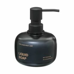 Coupon 🔔 Five Simply smart Distributeur à savon en polyrésine noir collection Black 🛒