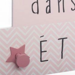 Acheter 🔔 Atmosphera Patère Enfant La Tête dans les étoiles 5 crochets en Bois L 48 x H 34 cm 🥰 -Métal Soldes 3560238696347 2