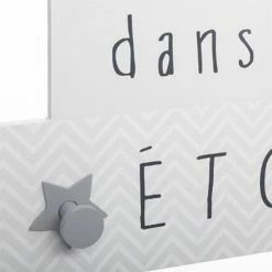 Acheter 🔔 Atmosphera Patère Enfant La Tête dans les étoiles 5 crochets en Bois L 48 x H 34 cm 🥰 -Métal Soldes 3560238696354 2