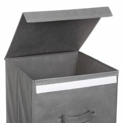 Nouveau 😉 Instant d'O Panier à linge MACHINE Gris 💯 -Métal Soldes 3560239261858 2