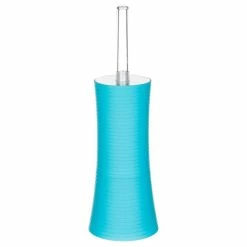 Remise 🥰 Five Simply smart Brosse WC "Strié" 38cm Blanc 🔥 -Métal Soldes 3560239279570 1