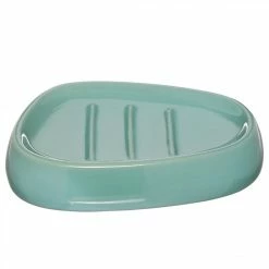 Budget ✔️ Five Simply smart Porte savon en céramique Vert émeraude 🤩 -Métal Soldes 3560239280293 1